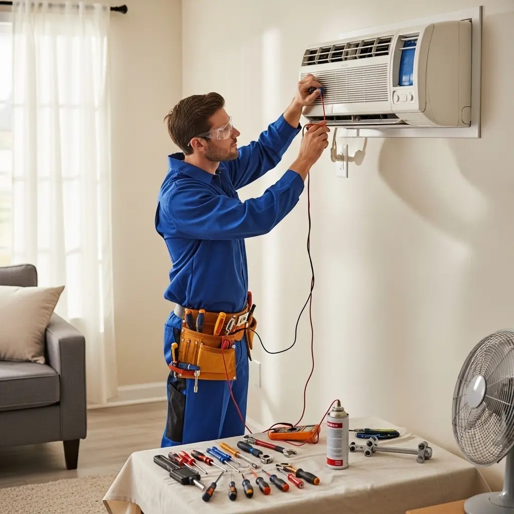 Gördes Kumtel Kumtel klima gaz dolumu ve bakım – Enerji verimliliği artırıldı. - Teknik servis örneği